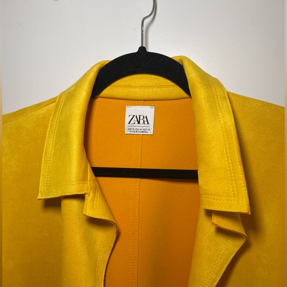 Zara Suede Light Coat - Picture 4 of 5